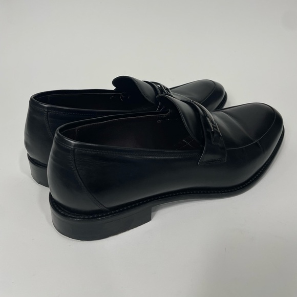 Johnston & Murphy Black Leather Loafers main image 16